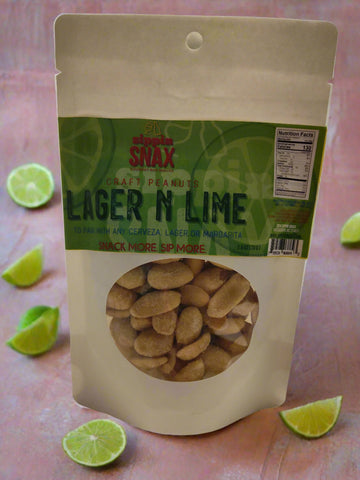 Sippin Snax Lager N Lime Peanuts 2.5 oz